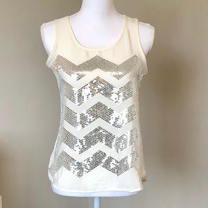 Ann Taylor Loft Factory Outlet Sequin Top